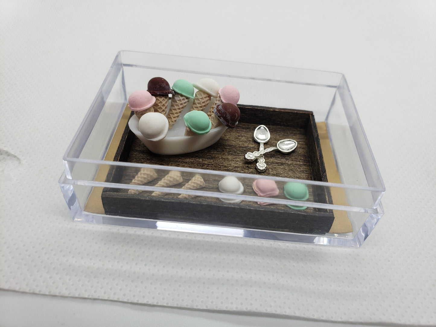 Miniature Ice Cream Display