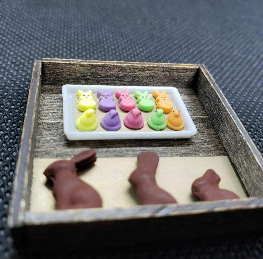 Miniature Peeps & Chocolate Easter Bunnies