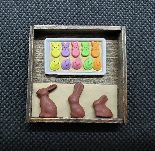 Miniature Peeps & Chocolate Easter Bunnies