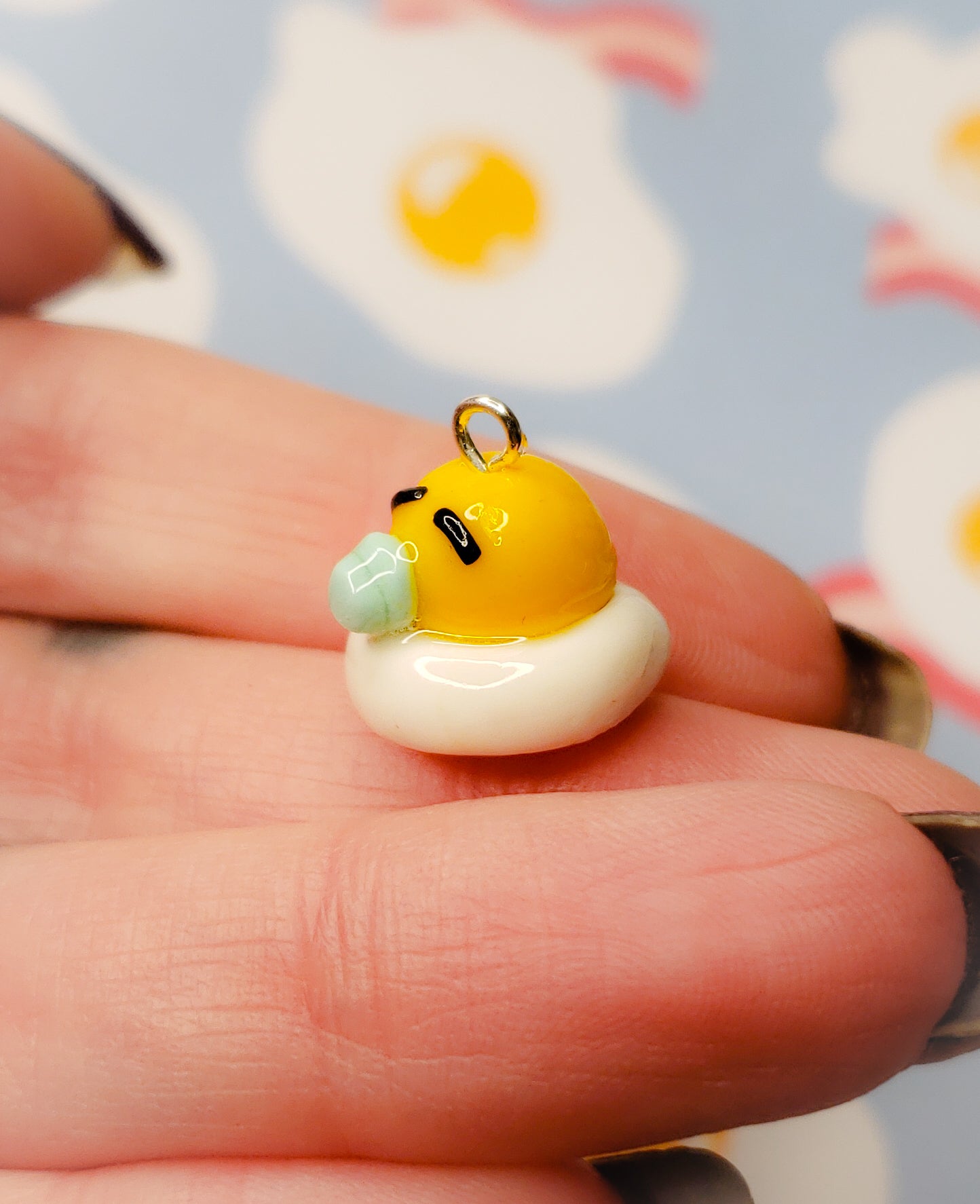 Gudentama Baby Egg Charm