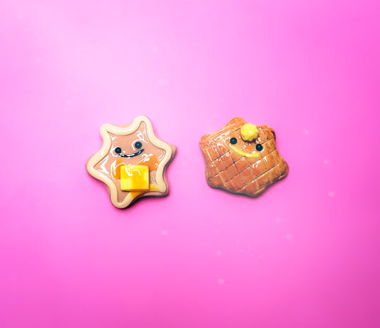 Ditto Pancake&Waffle Croc Charms Set of 2